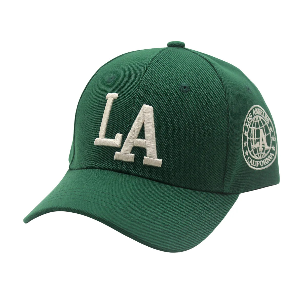 Unisex LA Letter Embroidery Baseball Caps For Men Women