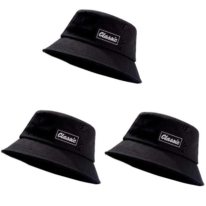 Men Women Big Head Bucket Hats Beach Oversize Sun Cap