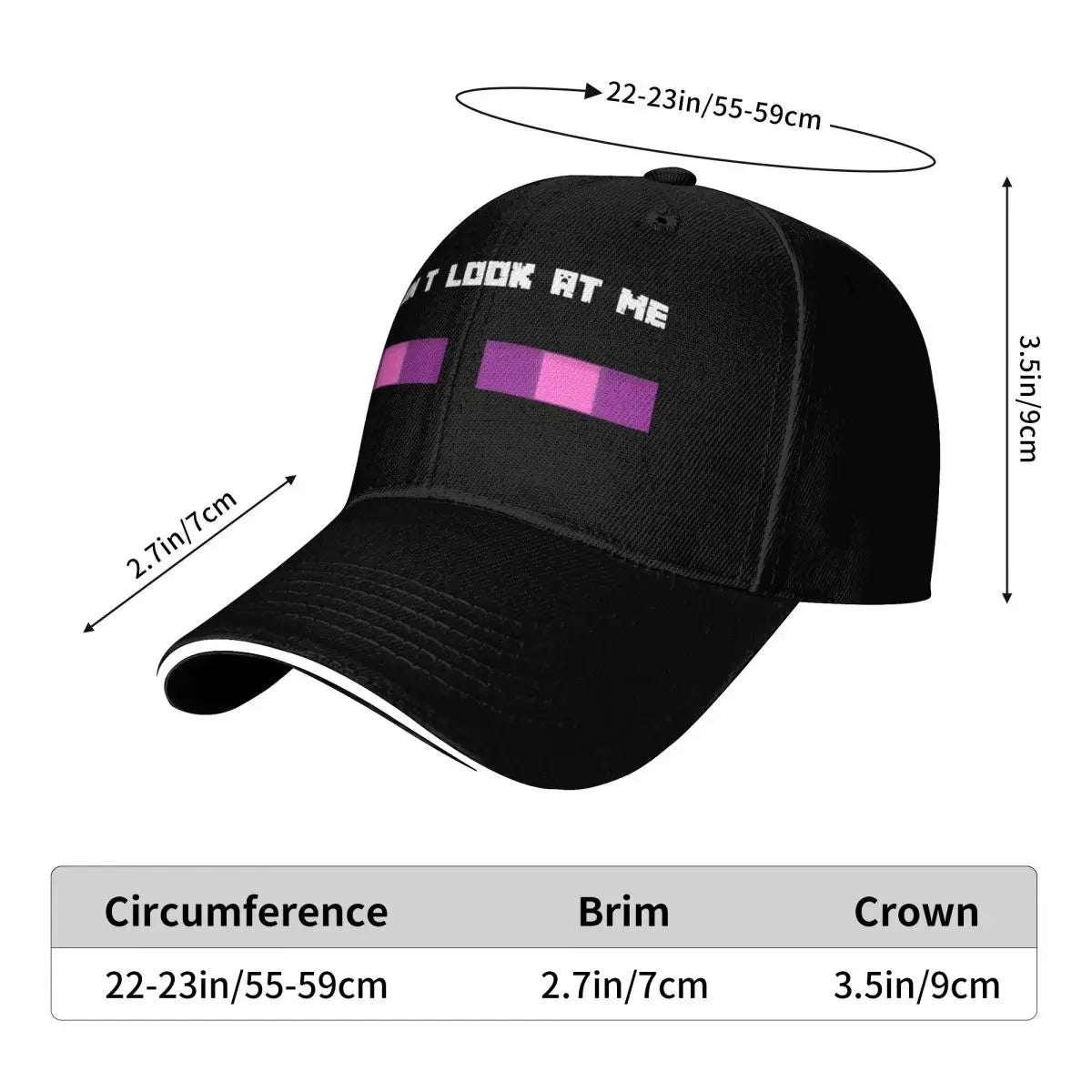 Baseball Caps Enderman Eyes Customized Casual