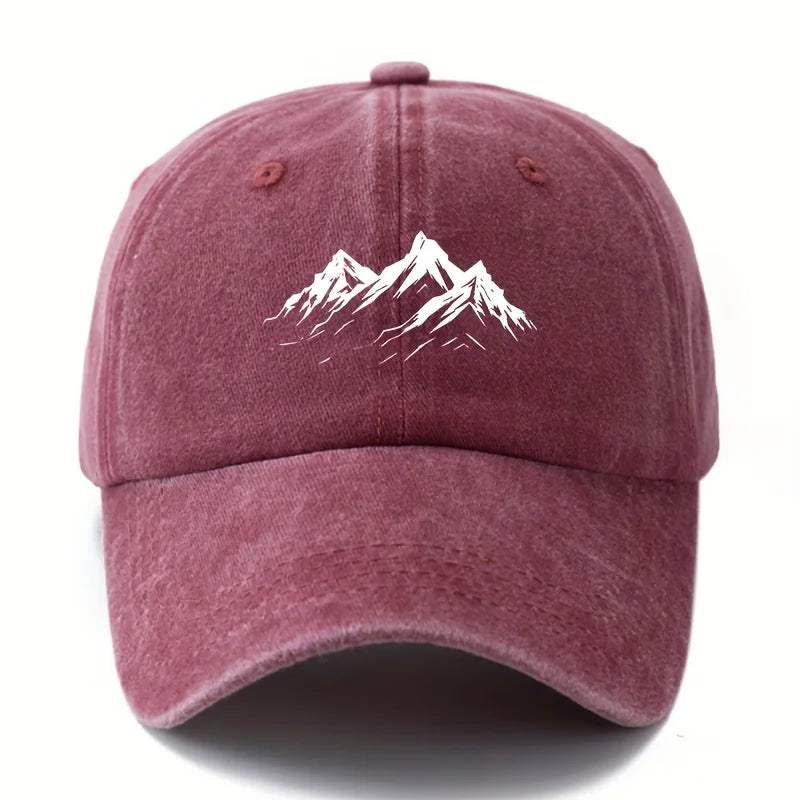 Men's Printed Mountain Baseball Cap