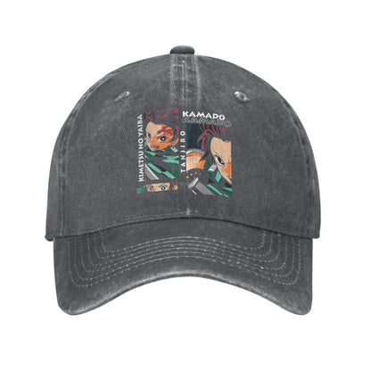 Tanjiro Hip Hop Caps Demon Slayer Baseball Hat