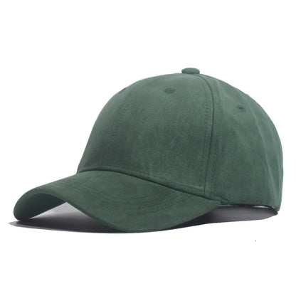 Fashion Suede Baseball Caps For Men Women