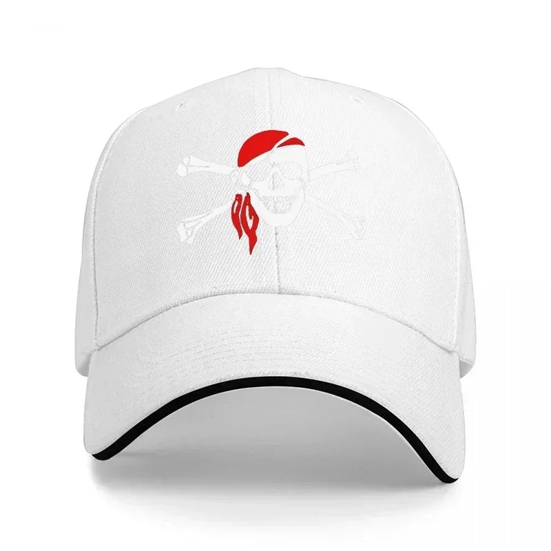 New Pirate Skull And Crossbones Design Black Baseball Cap