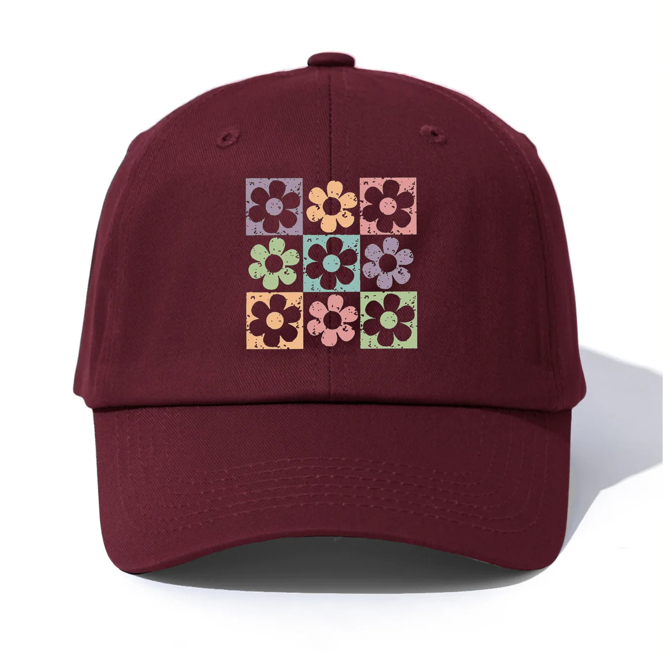 FLOWERS Print Baseball Cap For Adults