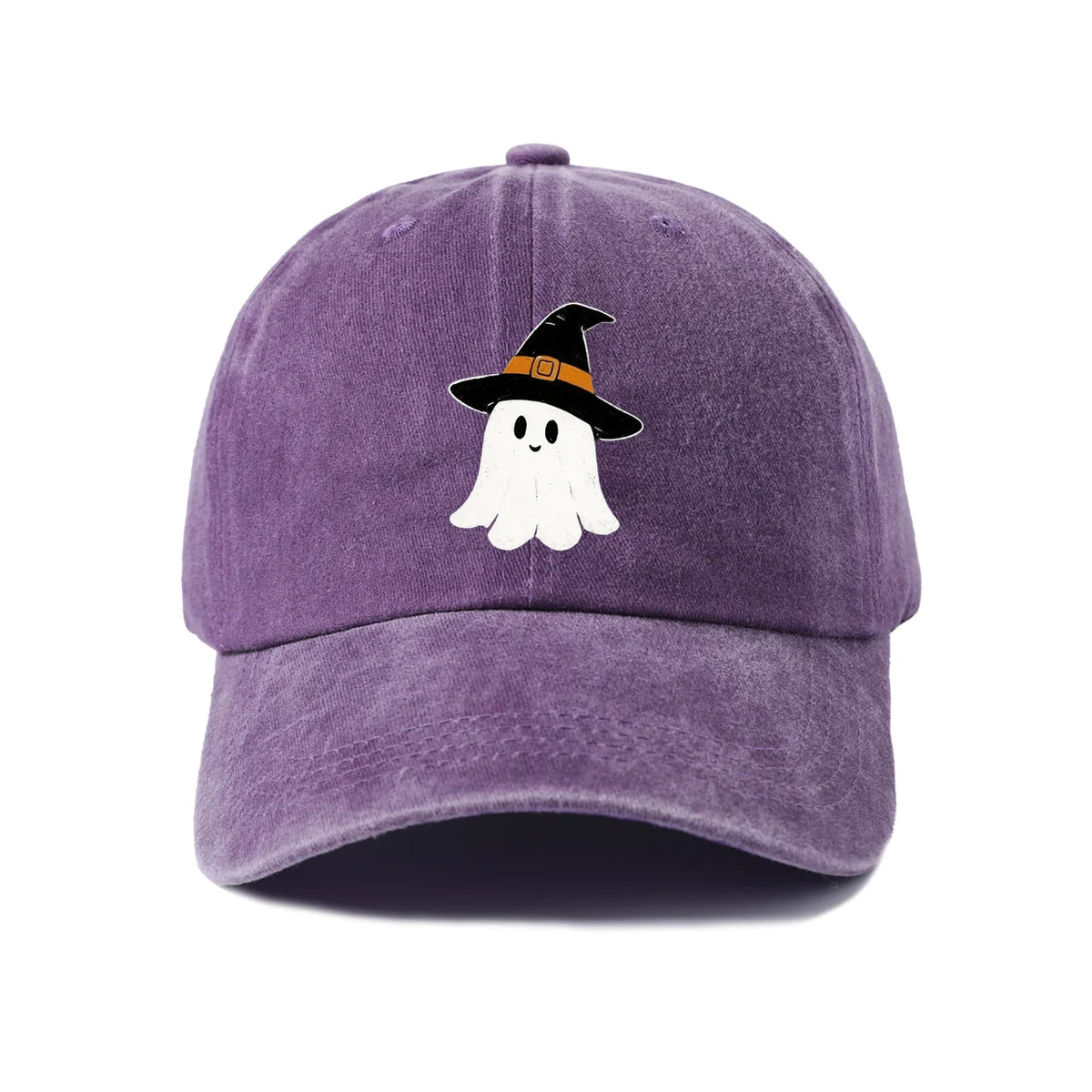 Witch Hat Ghost Graphic Baseball Cap