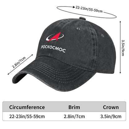 Roscosmos Logo Baseball Cap