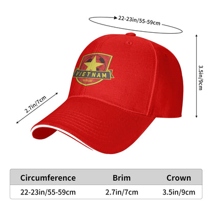 Vietnam Golden Star Sun Baseball Cap