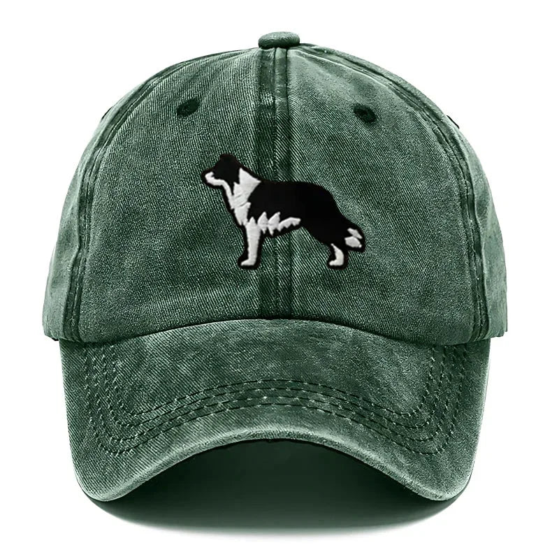 Border Collie Embroidered Baseball Cap