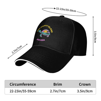 Aruba One Happy Island Sun Baseball Cap