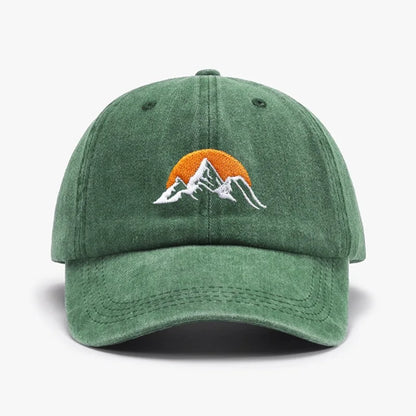 Unisex Embroidered Sunset Baseball Hat