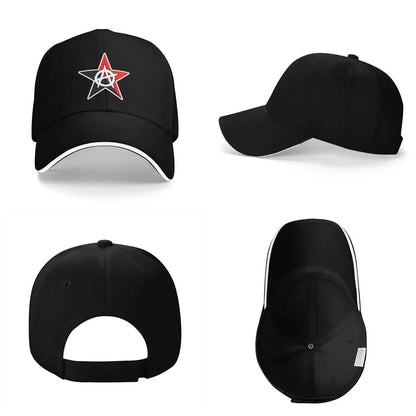 Unisex Baseball Hats Anarchy Print Baseball Caps
