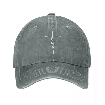 Hip Hop Baseball Cap Snapback Baseball Hat Jesus Faith Cross Christian