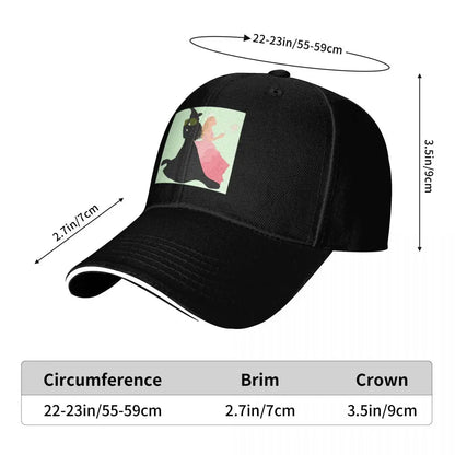 Wicked Movie Glinda And Elphaba Logo Cap Fashion Casual Baseball Caps