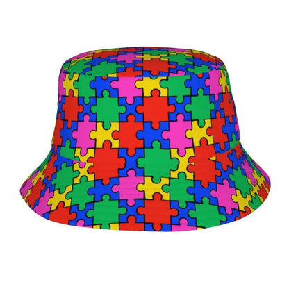 Autism Bucket Hats Autism Awareness Fishman Hat