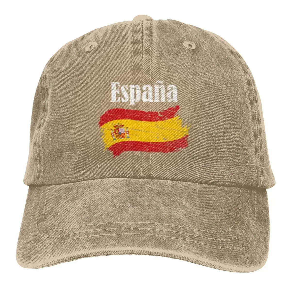 Espana Spanish Flag Vintage Graphic - Spain Lovers Tourists Souvenir Cool National Gift Young Gift A Baseball Cap