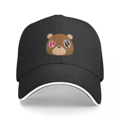 Dropout Bear Face Baseball Cap Rugby Anime