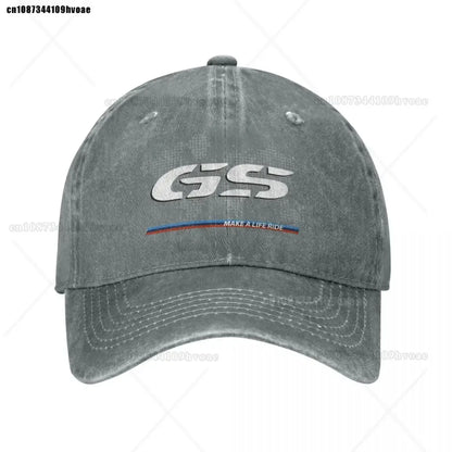 Motorcycle GS World Map Racing Baseball Cap