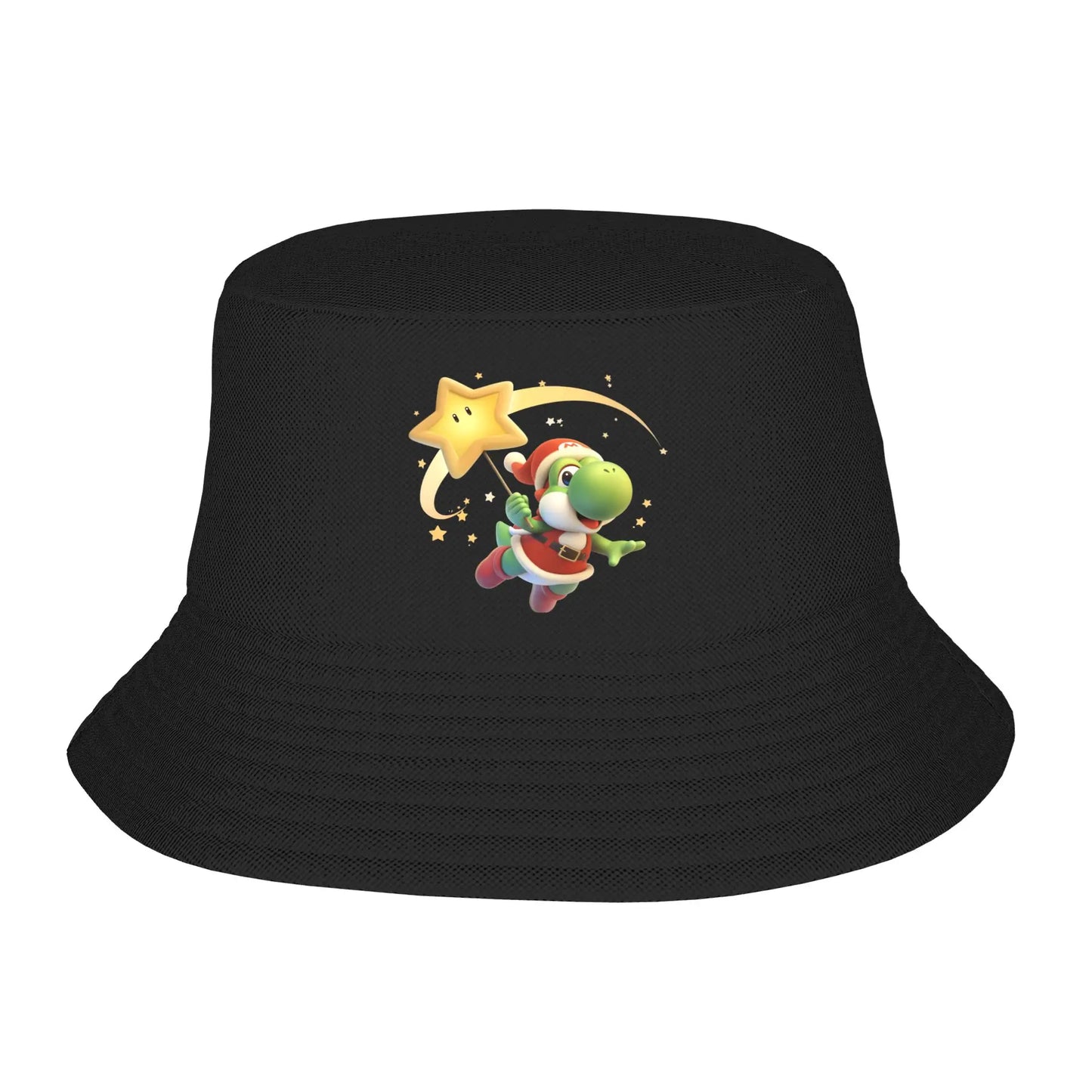 Unisex Bucket Hat Super Marios Princess Peach Spring Headwear Foldable