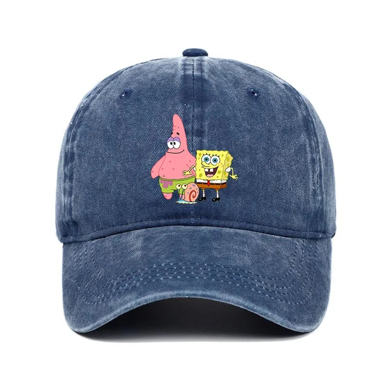 Fashion Cute SpongeBobs Baseball Cap Movie Cartoon Role