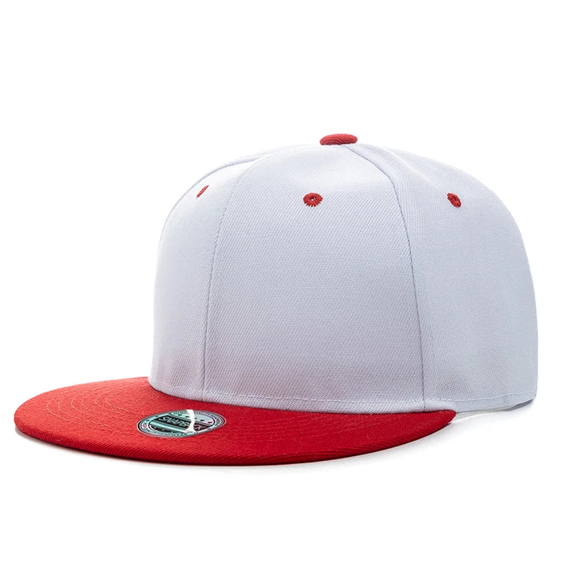 Unisex Cap Plain Snapback Hat High Quality Adult Hip Hop