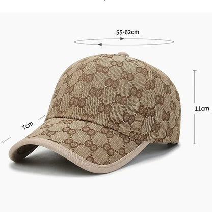 Retro Women Men Printed Baseball Cap