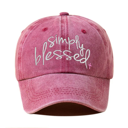 Simply Blessed Wide brimmed Sunshade Baseball Hat