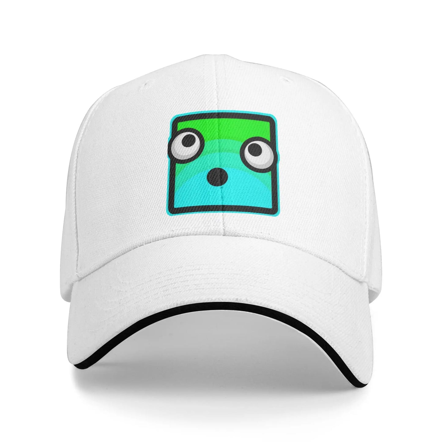 Geometry Gaming Cube Dash Baseball Caps
