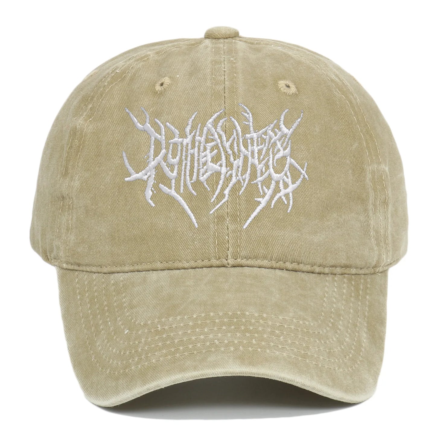 Visors Embroidery Baseball Caps Adjustable Gothic Faded Cap Hip-hop Sunscreen Hats