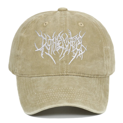Visors Embroidery Baseball Caps Adjustable Gothic Faded Cap Hip-hop Sunscreen Hats
