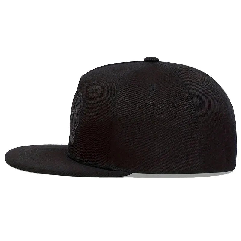 Unisex Clover Embroidery Hip-hop Hats Baseball Caps Sunscreen Hat Snapback Cap