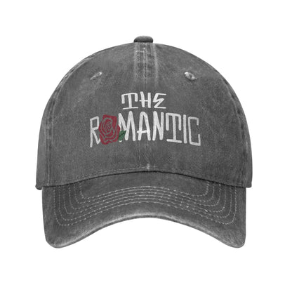 B&W The Romantic Tour Bruno Mars Concert Tour Washed Baseball Cap