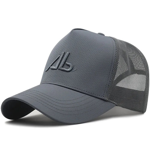 Big Head Man Baseball Caps Summer Mesh Plus Size Causal Peaked Hats