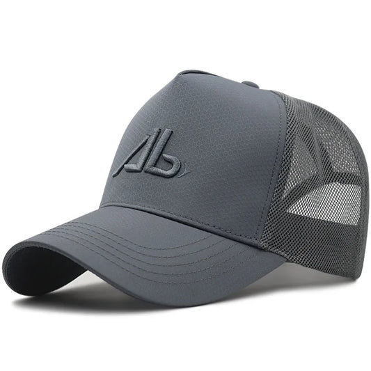 Big Head Man Baseball Caps Summer Mesh Plus Size Causal Peaked Hats