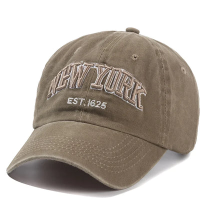 NEW YORK Washed Cotton Cap For Men Women Gorras Baseball Caps