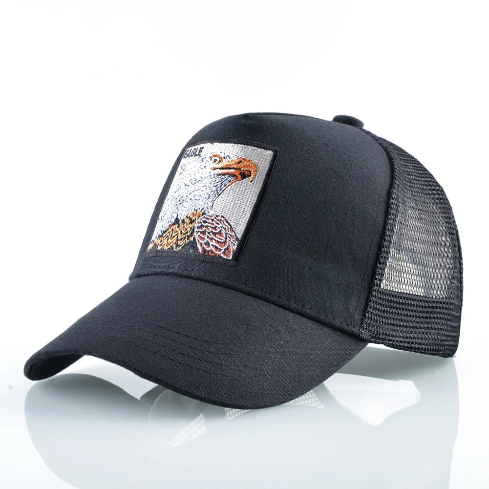 Camouflage Baseball Cap With Embroidery Eagle Patch Four Seasons