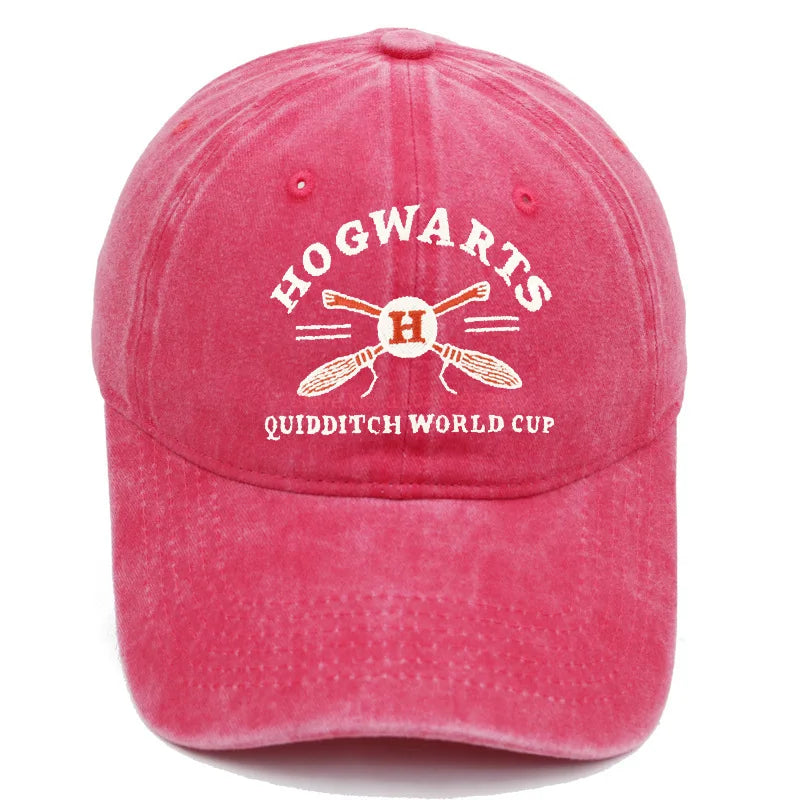 Harry Potter Embroidered Washed Baseball Hat
