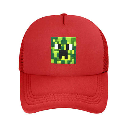Felt Creepers Mesh Baseball Caps