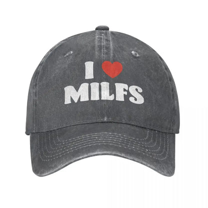 Fashion I Love Milfs Baseball Cap