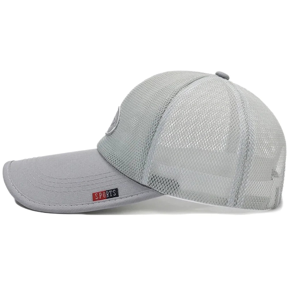 New Style Unisex Long-Brim Mesh Baseball Cap