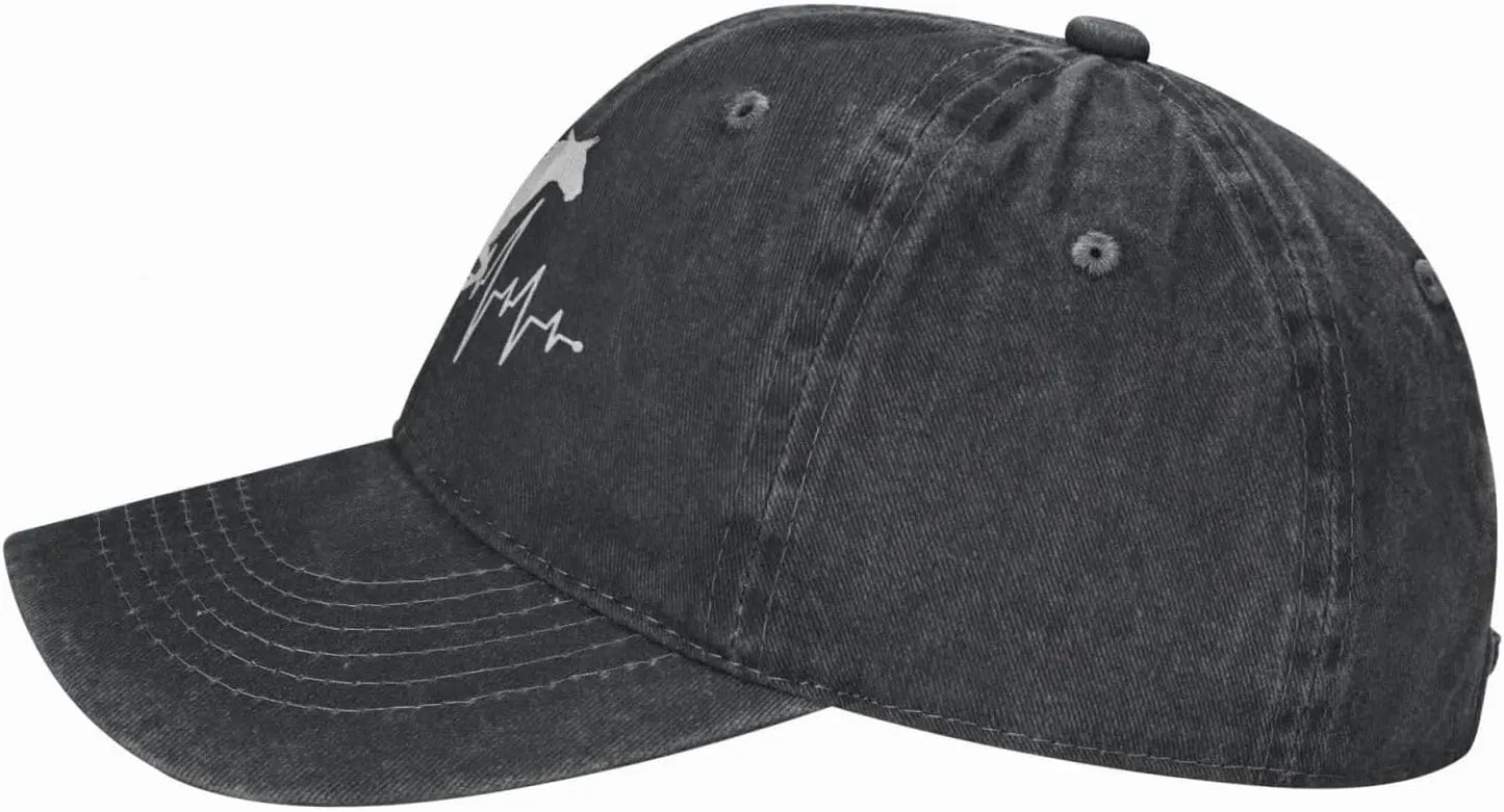 Women’s Horse Heartbeat Hat Baseball Cap For Dad And Mom