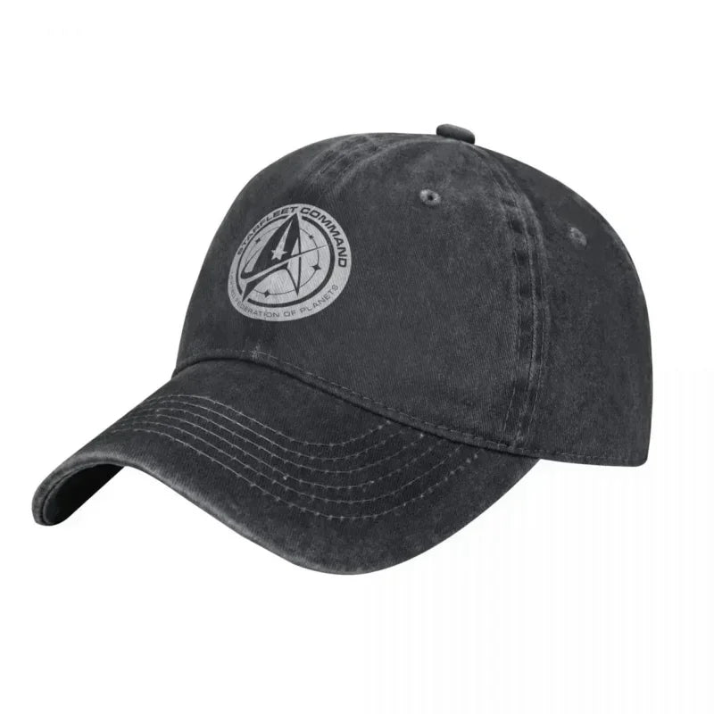 Y2K Stars Treks Baseball Caps Retro Distressed Washed