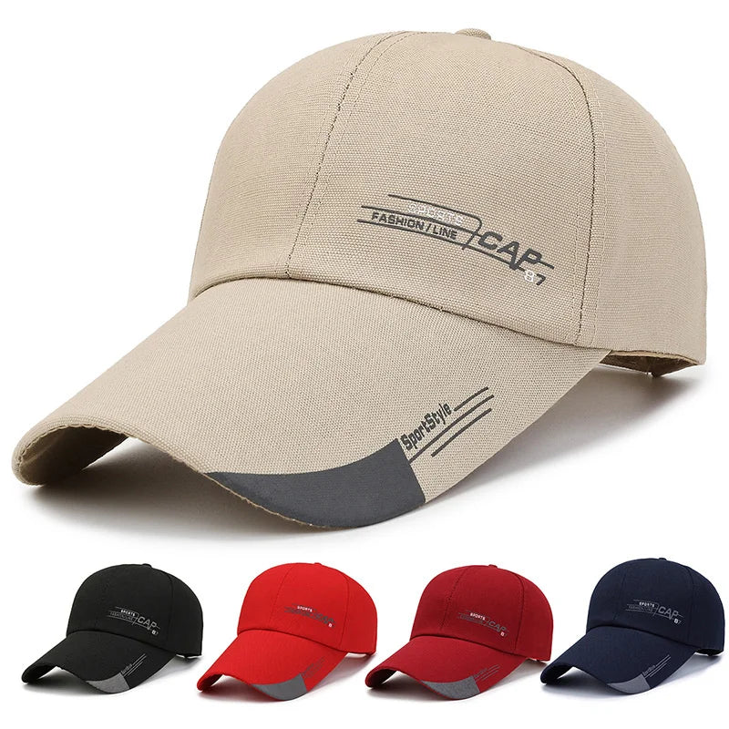Extra Long Brim Baseball Cap For Men Women