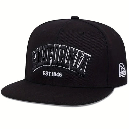 Unisex Letter Embroidery Hip-hop Hats Snapback Caps