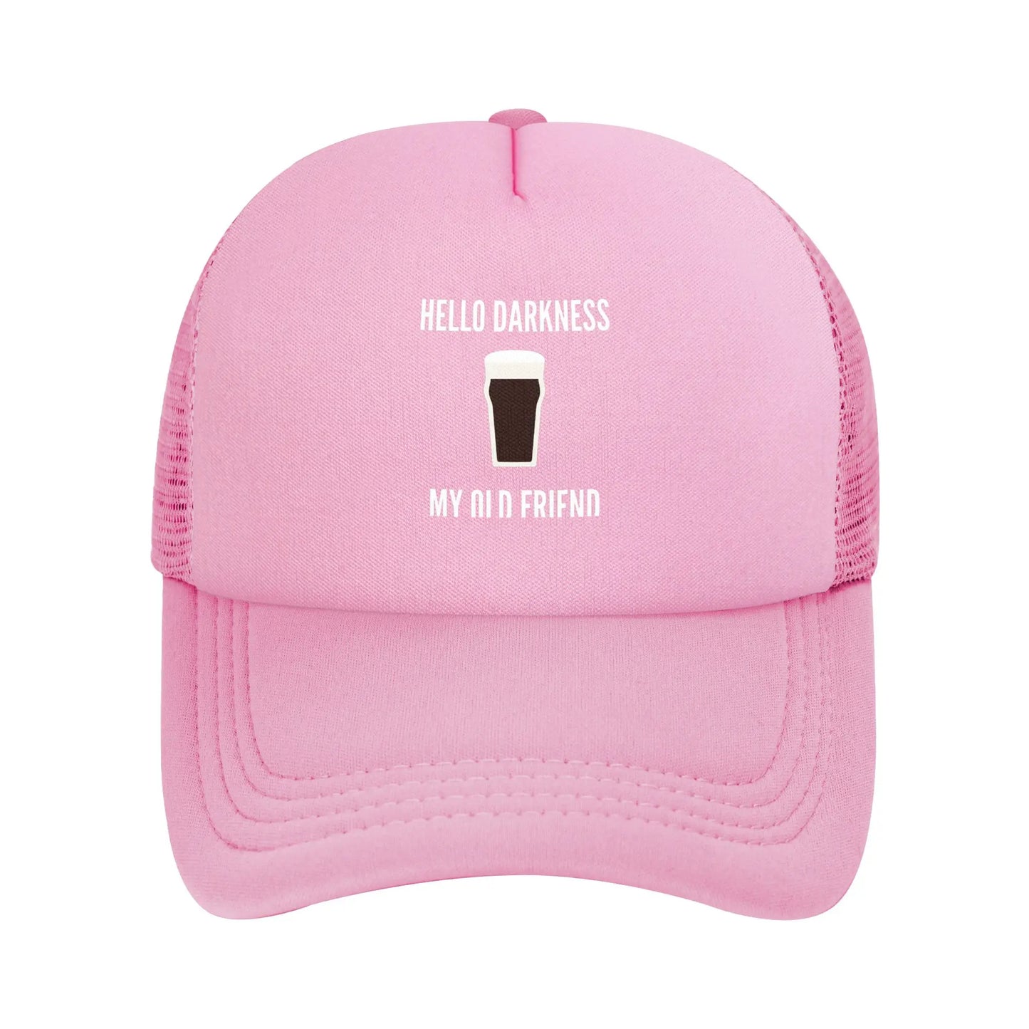 Hello Darkness My Old Friend Beer Baseball Caps