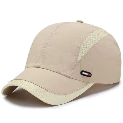 Quick-Dry Baseball Cap Moisture-Wicking Sun Hat