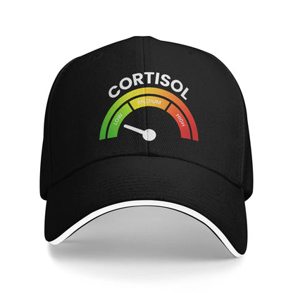 Low Cortisol Levels V Baseball Caps