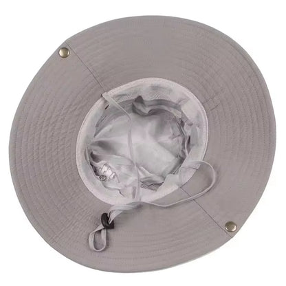 Summer Men Bucket Hat Wide Brim Panama Safari Hunting Hikingp