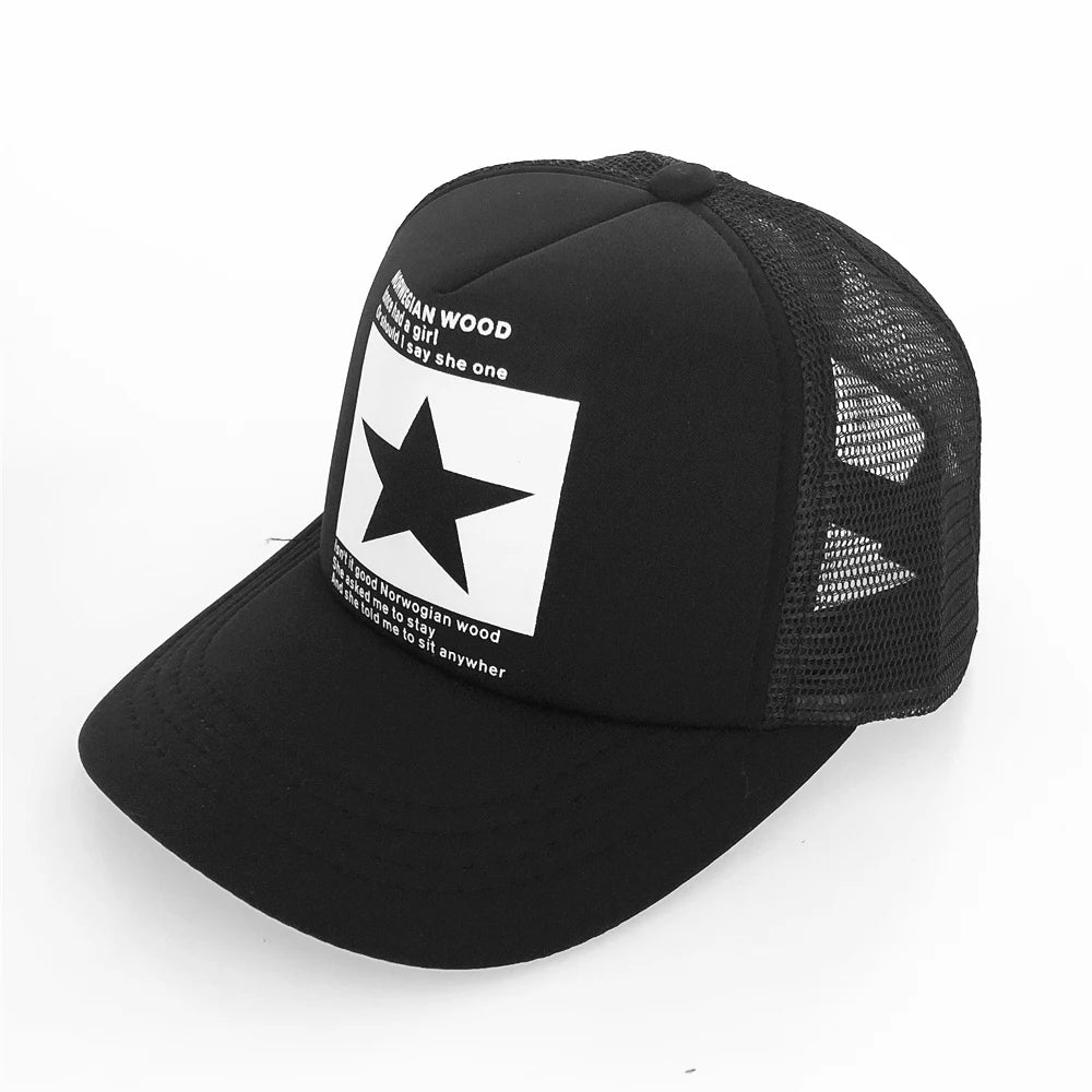 Five Star Pattern Baseball Cap