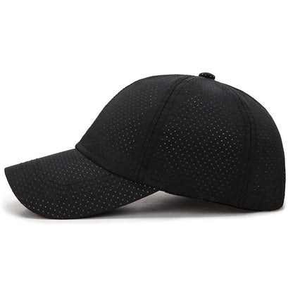 New Summer Men Women Snapback Quick Dry Mesh Baseball Cap Sun