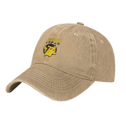Pokemon Pikachu Emblem Baseball Cap
